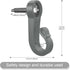 Pack of 46 Q Hanger Screws in Hooks for Outdoor String Lights and Garage Party Decor...