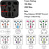US Travel Plug Adapter EU/UK/AU/in/CN/JP/Asia/Italy/Brazil to USA (Type B), 3 Prong Grounded USA Wall Plug, International Mini Travel Adapter and ...