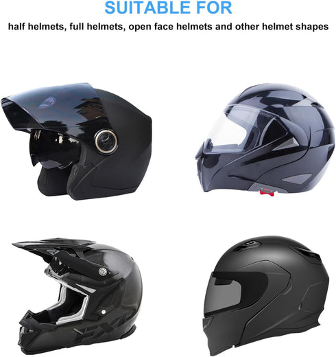 Motorcycle Helmet Speakers Headphones with Good Sound,Loud,Long-Lasting,Large Button for Gloves,Fast and Stable Connection,Answer Automatically,Vo...