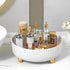 Large Capacity Makeup Brush Holder, 360° Rotating Makeup Perfume Organizer, Makeup Brushes Cup Tray for Vanity Decor Bathroom Countertops Cosmetic...