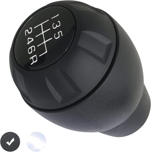 APPERFiT Shift Shifter Knob for Manual Transmission 52060485AG Compatible with Jeep Wrangler JK 2007 2008 2009 2010 Gear Shifter...