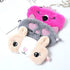 4 Pack Sleeping Mask for Girls Soft Plush Blindfold Cute Rabbit Pig Flamingo Cat Sleep Masks Eye Cover Eyeshade for Kids Teens Women Plane Travel ...