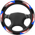 Puerto Rico Flag Steering Wheel Cover for Men Women Anti-Slip Elastic Thickened Steering Wheel Cover Universal Fit 15 Inch...