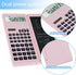 Scientific Calculators for Middle School & High School, Solar and Battery Power with Notepad for School?10 Digits Digital with Erasable Writing Bo...