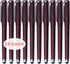 Black Gel Ink Rollerball Pens 1.0mm Gel Pens 2-in-1 stylus Pens 1.0mm Medium Point Pen for Office, Black gel ink(18 Pack-Dark red)......
