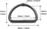 BIKICOCO Metal D-Rings Buckle, 1-1/2 Inch Non-Welded for Webbing Sewing DIY - Gunmetal - Pack of 20...