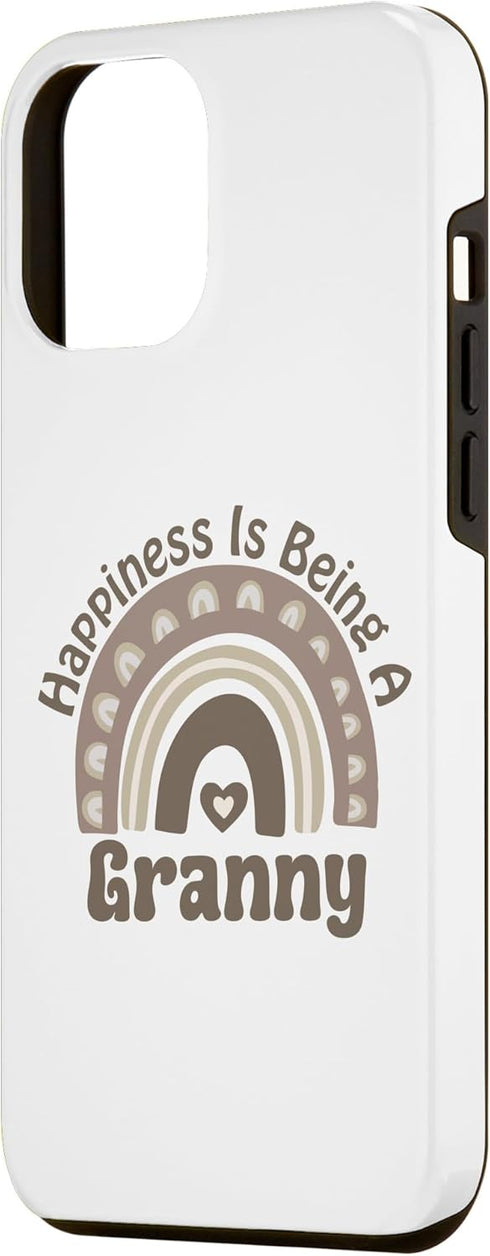 iPhone 14 Pro Max Happiness Is Being A Granny Boho Rainbow Personalized Name Case...