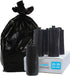 Black Trash Bag, Heavy Duty 20-30 Gallon Bag for Kitchen and Bathroom, Unscented, 1.5 Mil, Commercial Coreless Rolls, Can Liner 29 x 36, Office/In...