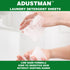 Laundry Detergent Sheets (Strips) Liquidless 62 Loads Fresh Eco Friendly Hypoallergenic Kind For Sensitive Skin,Plastic Free Low Sudsing Washing S...