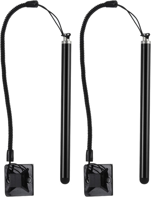 MECCANIXITY 2pcs Stylus Pens for Resistive Touch Screens Resistance Capacitive Stylus Pen for Car Navigation GPS POS, Black...