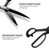 Sewing Scissors, 9 Inch Fabric Dressmaking Scissors Heavy Duty Shears Sharp Cutting for Cutting Fabric, Clothes, Leather, Raw Materials...