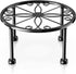 Metal Black Plant Stands?Anti-Rust Iron Plant Pot Shelf?Heavy Duty Round Supports Display Rack?Rustproof Potted Plant Holder?Corner Gardening Pump...
