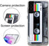 FAteam Case for Galaxy S21 Plus 5G Shockproof Scratchproof with TPU Soft Bumper Retro Cassette Tape Case Compatible with Samsung Galaxy S21+ 5G...