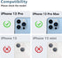 Korecase 2 Pack for iPhone 13 Pro & iPhone 13 Pro Max Camera Lens Protector Metal Tempered Glass Camera Cover,Whole Piece 9H Strong Stickiness Rea...