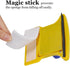 GOTOTOP Window Cleaner Magnetic Window Cleaner Tools,Double-Sided Window Cleaner, Shape Magnetic Glass Wiper with 2 pcs Cotton, Window Squeegee To...