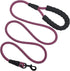 6FT Heavy Duty Dog Leash, Comfortable Soft handle, 1/2" Diameter Nylon Rope Leash for Medium and Large Dogs Walking Training, Pink...