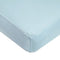 TL Care Fitted Crib Sheet 28" x 52", Soft Breathable Neutral 100% Cotton Jersey Sheet, Blue, for Boys and Girls, Fits Crib and Toddler Bed mattres...