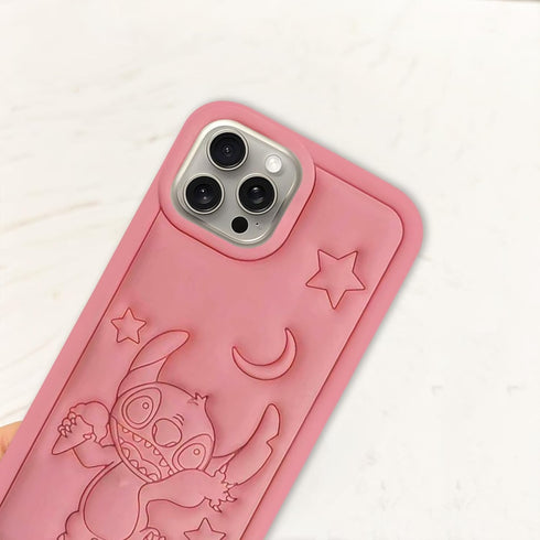 Compatible with iPhone 14 Pro Max/15 Pro Max Case, Cute 3D Cartoon Cool Soft Silicone Animal Character Waterproof Protector Cover Housing Skin for...