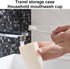 Portable Travel Toothbrush Case,3 in 1 Toothpaste Travel Case Holder Hard Plastic Tooth Brush Container Toothbrush Storage Box for Travel,Business...