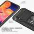 Samsung Galaxy A10e Case, Samsung a10e Case, with Tempered Glass Screen Protector, Hard Rubber Bumper with 360° Rotation Ring Kickstand Cases for ...