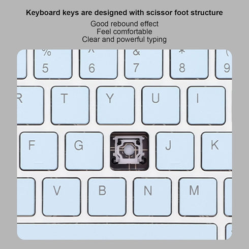 Wireless Keyboard and Mouse,Rechargeable Bluetooth Keyboard and Mouse Combo,Ultra Slim Portable Compact Wireless Mouse Keyboard Set for Windows, L...