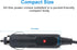 12V 2A Car Charger, Universal DC 5.5x2.1mm Charger Adapter with 8 Connector Tips for DVD Player, GPS, Bluetooth Speakers, Piano Keyboard, External...