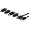 GE Universal USB 2.0 Adapter Kit, 6ft. A Male to A Female Extension Cable, 4 Adapters Included: A Male to B Male, 4 Pin, 5 Pin, A Male to Micro US...