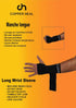 COPPER HEAL Long WRIST Brace compression Sleeve wraps Adjustable Bandage Right & Left Hands Strap Short Sleeves Wrap Recovery carpal tunnel wrist ...
