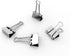 Binder Clips Small Metal Clamp 0.75 inch / 19 mm (Silver, 40 PCS)...