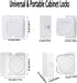 Cabinet Locks(12-Pack) for Babies, Kids and Toddlers Proofing Cabinet Child, Safety Locks Suitable for Cabinets, Drawer and Refrigerator with Easy...