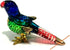 Handmade Mini Blown Glass 2" Parrot Blue Bird Fantasy Collectible Figurine, Dollhouse Gift Ideas, Cool Stuff Decor, Miniature Animals, Cute Tiny O...