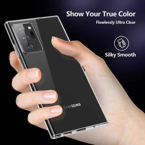 Galaxy Note 20 Ultra 5G Slim Case,Thin TPU Soft Silicone Flexible Skin Gel Shockproof Anti-Scratch Protective Cases Cover for Samsung Note 20 Ultr...