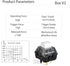 Kailh Box White V2 Clicky Switch, 5 Pin 45gf Dustproof Gaming Typing Switch for MX Mechanical Keyboards (45pcs)...
