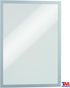 Durable Duraframe Self-Adhesive Magnetic Frame Silver - Tabloid Size 11" x 17" - Document Frame for Internal Signage - Self-Adhesive Attachment - ...
