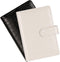 A6 Crocodile Budget Binder 2 pcs - PU Leather Notebook Binder with Hidden Snap Buckle, Small 6 Ring Refillable Journal Binder, Black & Beige...