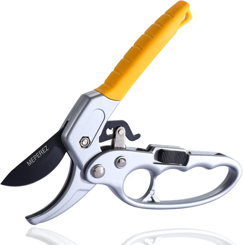 premium garden clippers, work 3 times easier, arthritis weak hand snips...