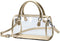 Women Purse Transparent Handbag Top Handle Shoulder Bag PVC Purse Totes Satchel...