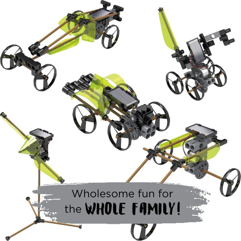 Thames & Kosmos Solar-Powered Rovers STEM Experiment Kit | Build 5 Vehicles & Devices Powered by The Sun | Solar Energy Actvities for Ages 8+...
