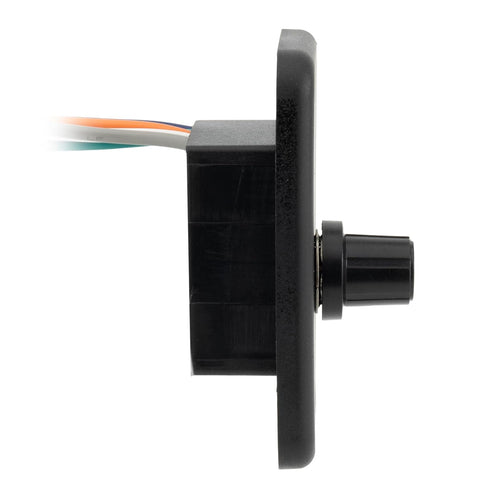 RecPro RV Speaker Switch 3-Position Control Panel | Labeled Twist Knob | Play Audio from Inside, Outside, or Both | Interior/Exterior Music and So...