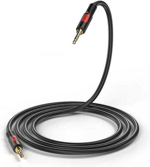LDKCOK 3.5mm Male to Male Audio Aux Cable 10ft, AUX Cable for Beats Headphones, iPods, iPhones, iPads, Home/Car Stereos and More......