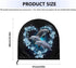 Upetstory Adorable Dolphin Fan Cover 16 18 20 24 Inch Industrial Floor Fan Cover Electric Household Floor Fans Covers Vertical Table Standing Wash...