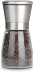 Gulex® Pepper Grinder Pepper Mill, Salt Grinder Refillable,(Single Package) Adjustable, Stainless Steel Sea Salt Shaker with Ceramic Rotor (1 pack...