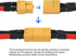 6 Pairs XT60 Connector 12AWG Silicon Wire Female and Male Extention Cable XT60 Plug Connector Compatible with RC Cars Boat Drone Lithium Battery C...