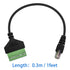 Poyiccot RJ45 Screw Terminal Adapter, RJ45 Male to 8 Pin Screw Terminal Connector, RJ45 Ethernet Extender Network Adapter RJ45 8P8C Screw Terminal...