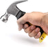 6 PCS 8 Oz Claw Hammer, Small Stubby Hammers Bulk with Anti-Slip Plastic Coated Soft Handle Roofing Tools for Car Window Framing Jewelry Making, L...