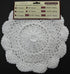 Creative Linens 6PCS 10" Round Crochet Lace Doily White 100% Cotton Handmade, Set of 6 Pieces...