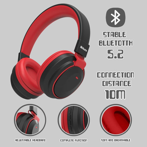 Kids Headphones Bluetooth 5.3 Wireless 60H Play Time Volume Limited 85/110dB Over Ear Foldable Headset with Cable Aux Mic for iPad Notebook Boy Gi...