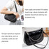 Crossbody Bag for Women Leather Chain Strap Side Shoulder Handbag With Coin Purse Pouch, 3 Removable Shoulder Straps...