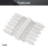 Utoolmart 4mm Wool Felt Mounted Points Conical Polishing Bits Burrs Buffing Wheels Grinding Head with 1/8" Shank 12 Pcs...