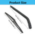 Rear Wiper Blade Arm Set Replacement for Toyota Yaris 2007-2014, Scion XB 2008-2015 Back Glass Wipers, Factory OE Style Rear Windshield Wiper Arm ...
